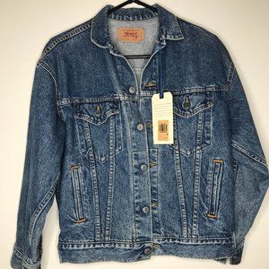 Levi's Authorized Vintage Trucker Jacket Men S Blue Denim Made & Crafted USA NWT